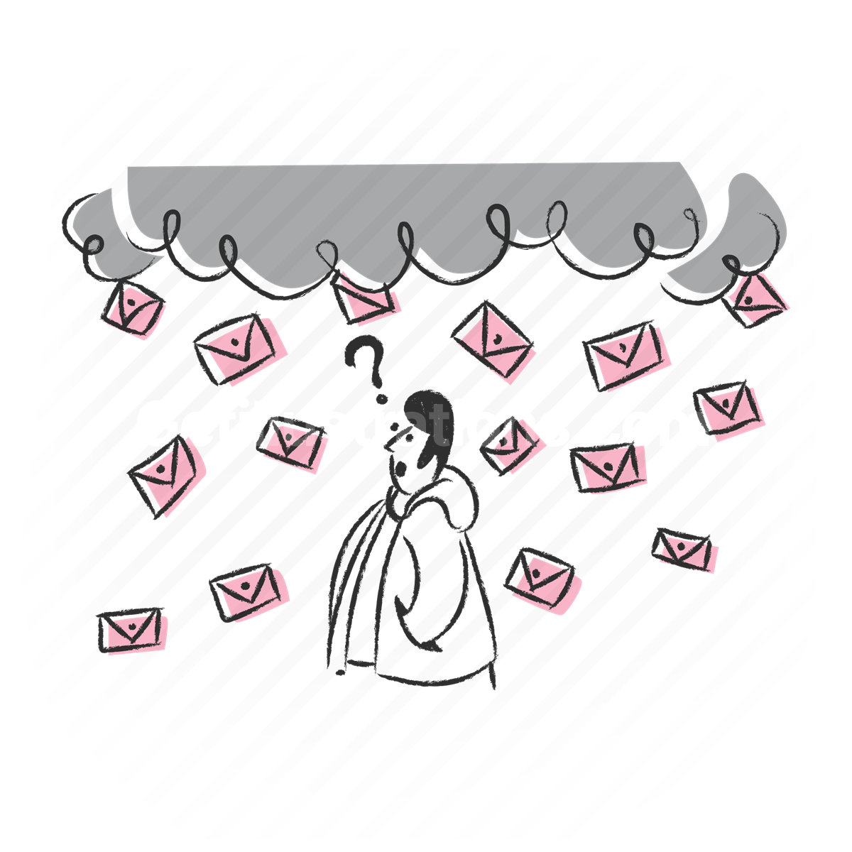 spam, message, envelope, email, communication